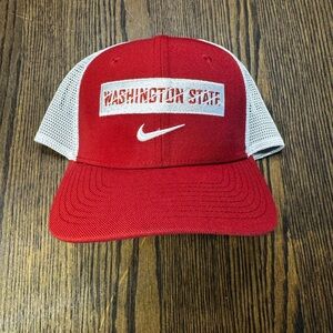 Nike Red and Gray Cap